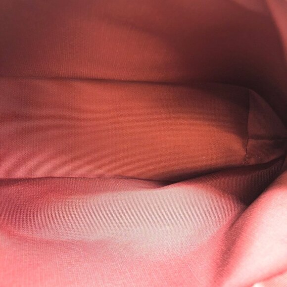 CHRISTIAN DIOR Red Leather Shoulder Bag - Picture 8 of 14